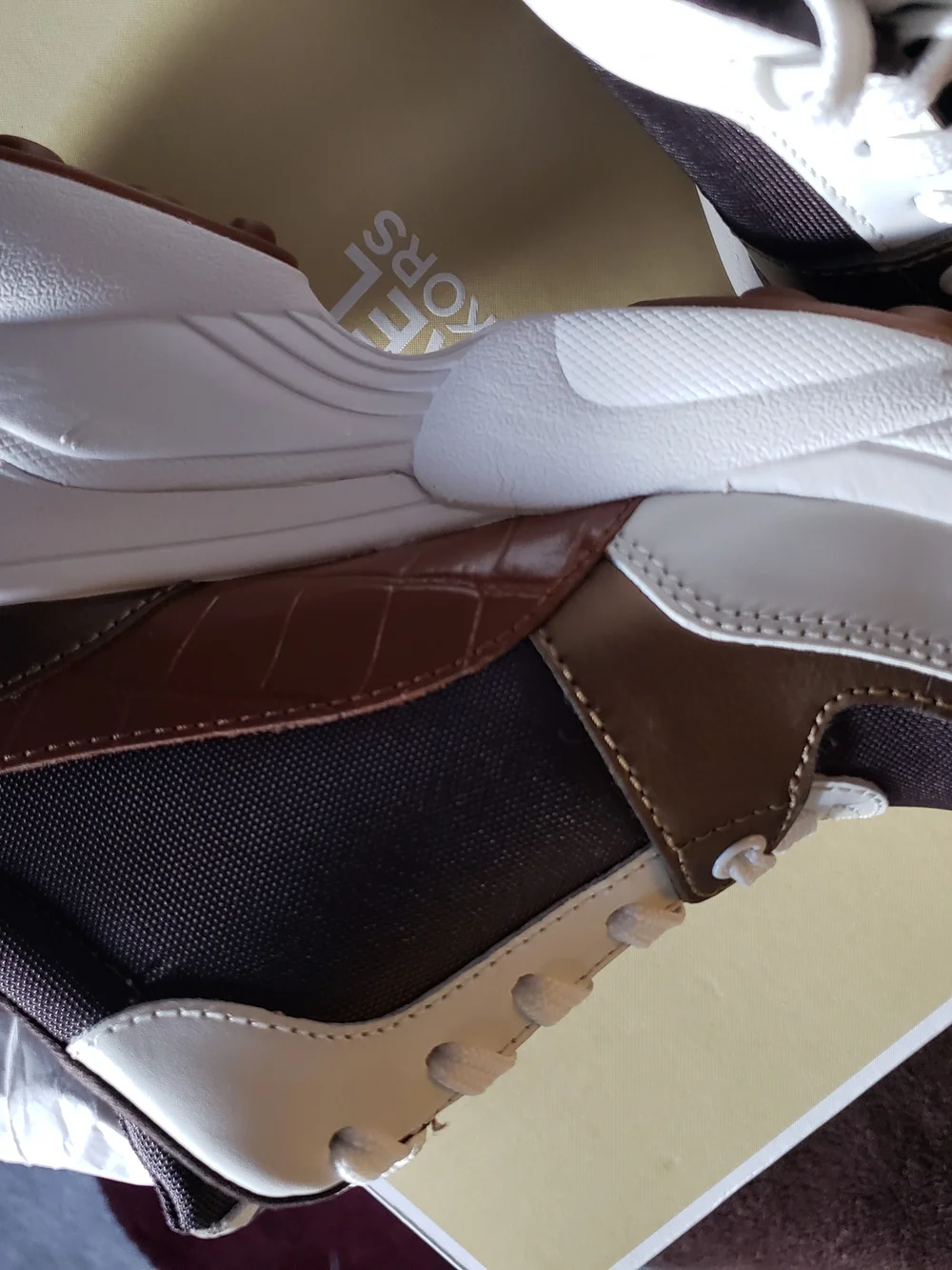 Michael kors Mickey Leather Trainer sz-8.5